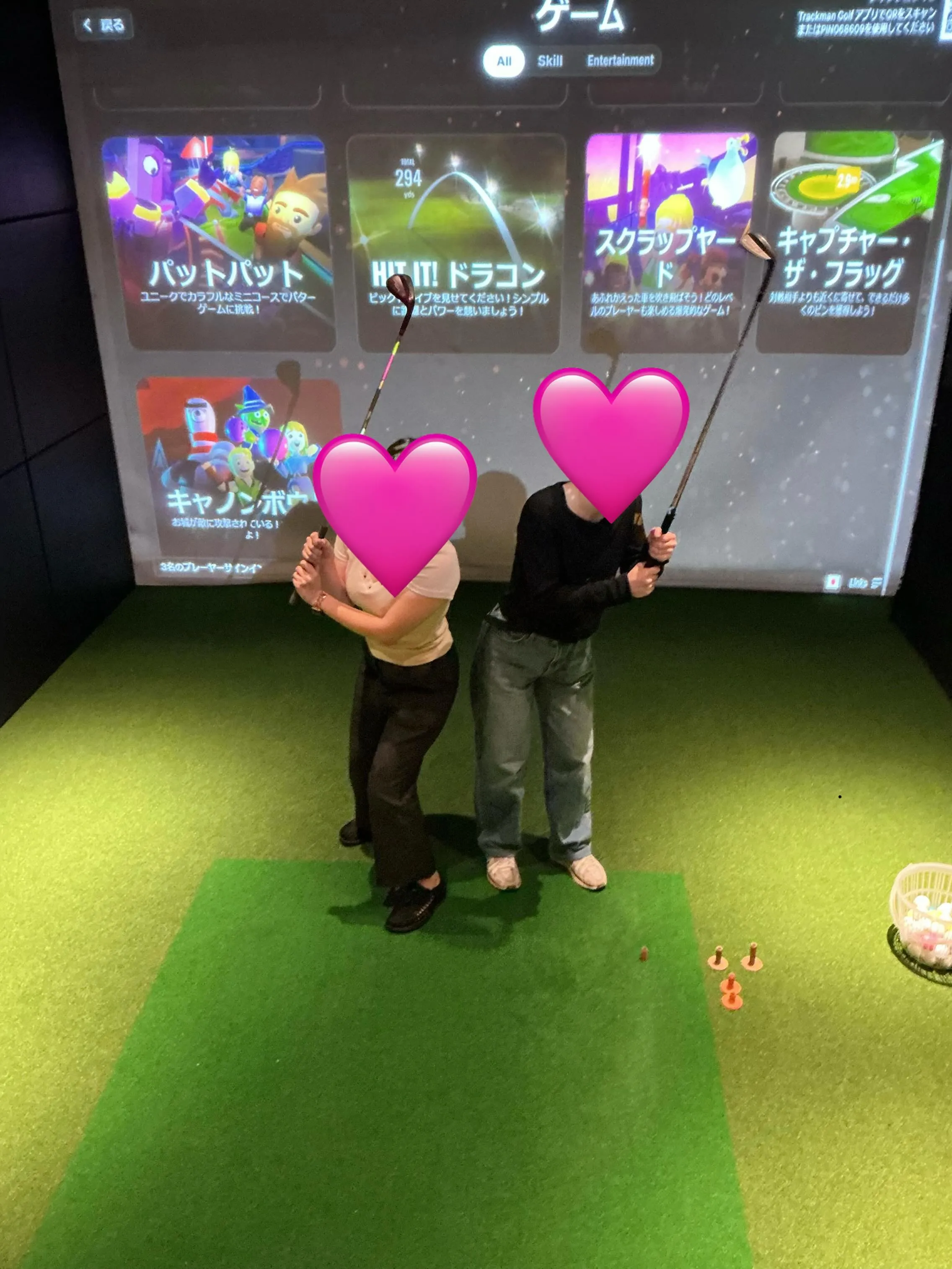 ゴルフゲームしました⛳️