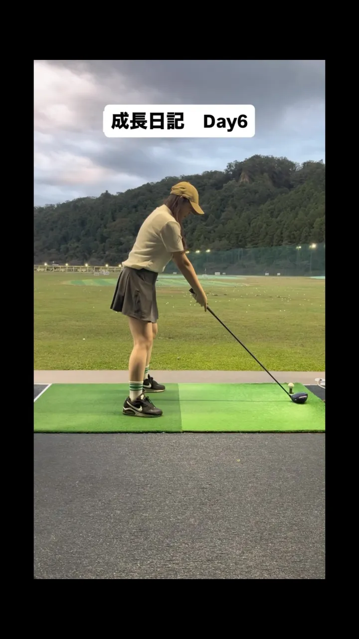 【ゴルフ成長日記 Day 6】⛳️